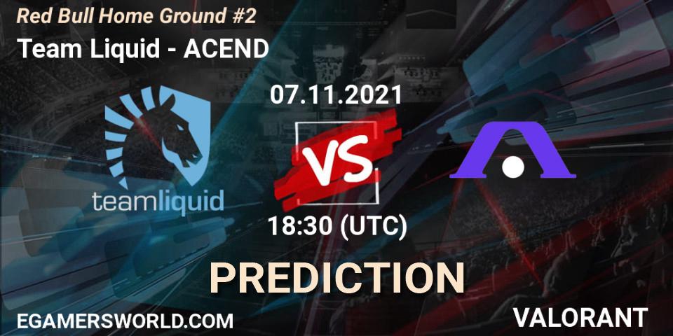 Prognose für das Spiel Team Liquid VS ACEND. 07.11.2021 at 17:05. VALORANT - Red Bull Home Ground #2