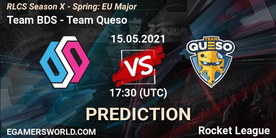 Prognose für das Spiel Team BDS VS Team Queso. 15.05.2021 at 17:30. Rocket League - RLCS Season X - Spring: EU Major