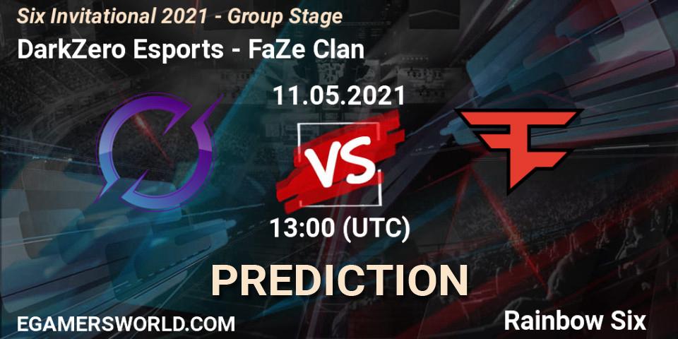 Prognose für das Spiel DarkZero Esports VS FaZe Clan. 11.05.21. Rainbow Six - Six Invitational 2021 - Group Stage