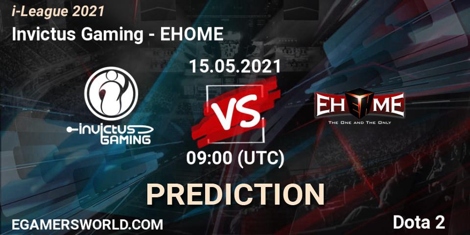 Prognose für das Spiel Invictus Gaming VS EHOME. 15.05.21. Dota 2 - i-League 2021 Season 1