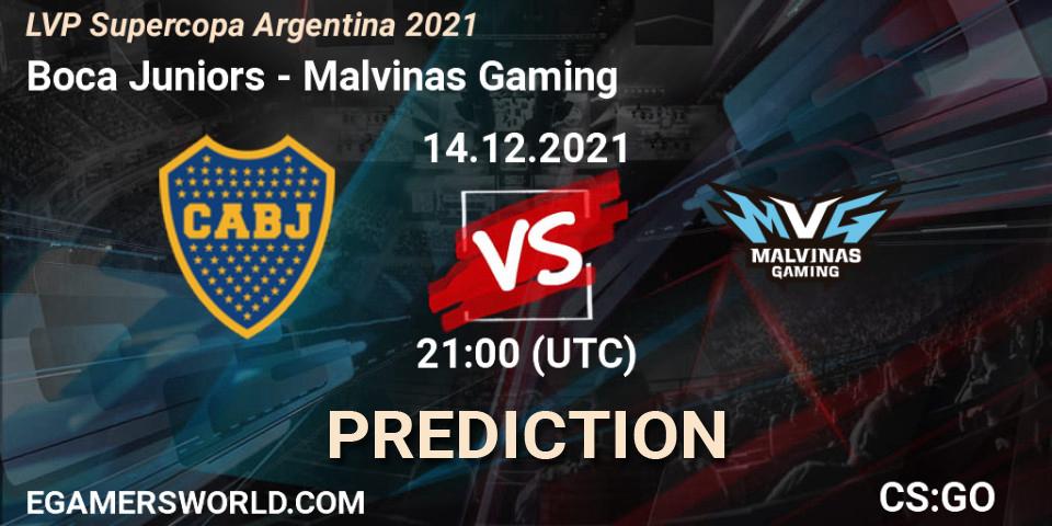 Prognose für das Spiel Boca Juniors VS Malvinas Gaming. 14.12.21. CS2 (CS:GO) - LVP Supercopa Argentina 2021