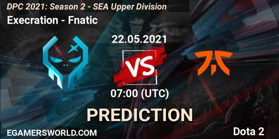 Prognose für das Spiel Execration VS Fnatic. 22.05.2021 at 07:02. Dota 2 - DPC 2021: Season 2 - SEA Upper Division