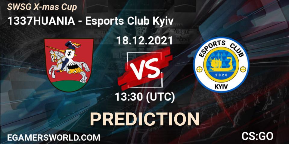 Prognose für das Spiel 1337HUANIA VS Esports Club Kyiv. 18.12.21. CS2 (CS:GO) - SWSG X-mas Cup