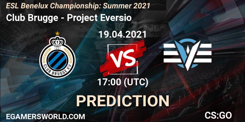 Prognose für das Spiel Club Brugge VS Project Eversio. 19.04.2021 at 17:00. Counter-Strike (CS2) - ESL Benelux Championship: Summer 2021