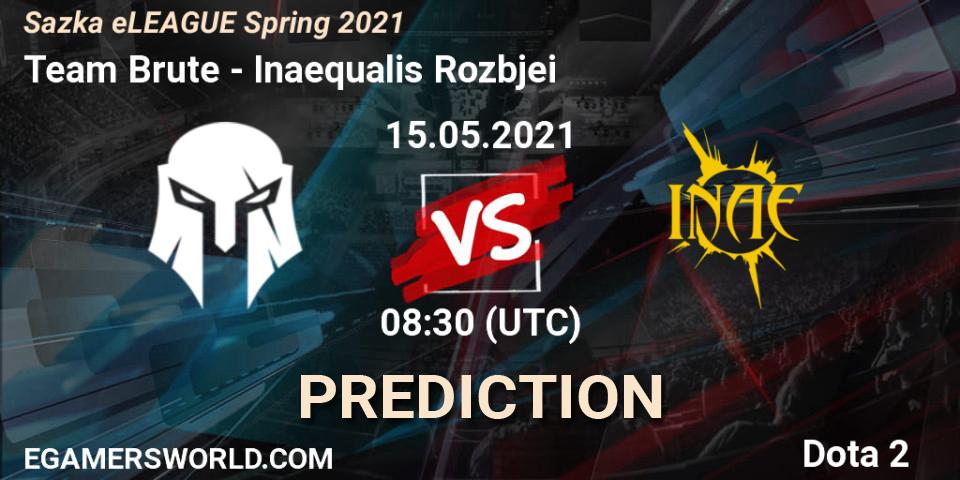 Prognose für das Spiel Team Brute VS Inaequalis Rozbíječi. 15.05.2021 at 07:34. Dota 2 - Sazka eLEAGUE Spring 2021