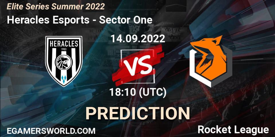 Prognose für das Spiel Heracles Esports VS Sector One. 14.09.22. Rocket League - Elite Series Summer 2022