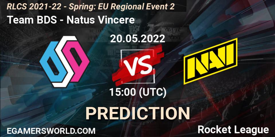 Prognose für das Spiel Team BDS VS Natus Vincere. 20.05.22. Rocket League - RLCS 2021-22 - Spring: EU Regional Event 2