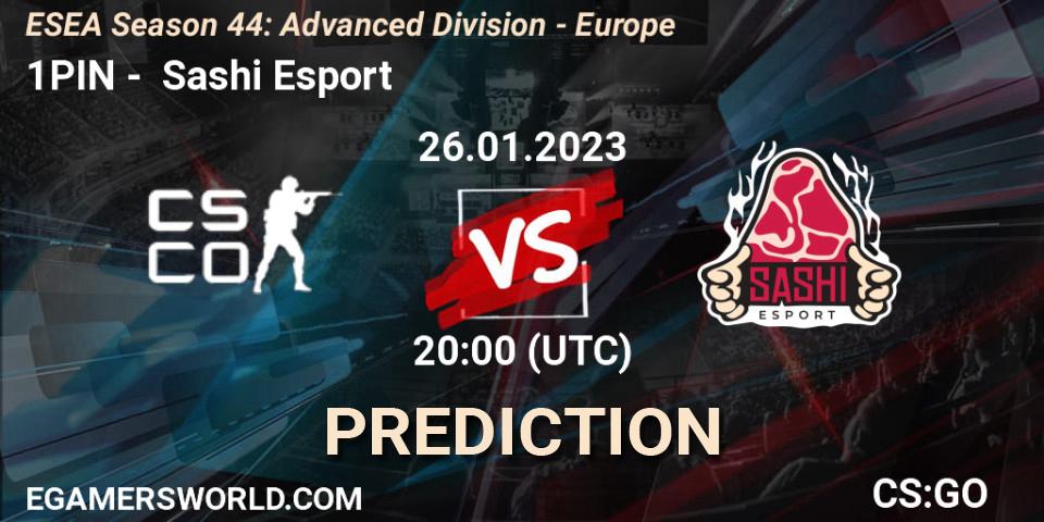 Prognose für das Spiel Coalesce VS Sashi Esport. 01.02.23. CS2 (CS:GO) - ESEA Season 44: Advanced Division - Europe