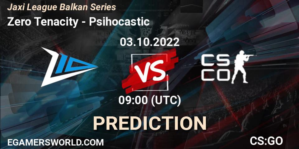 Prognose für das Spiel Zero Tenacity VS Psihocastic. 03.10.2022 at 09:00. Counter-Strike (CS2) - Jaxi League Balkan Series