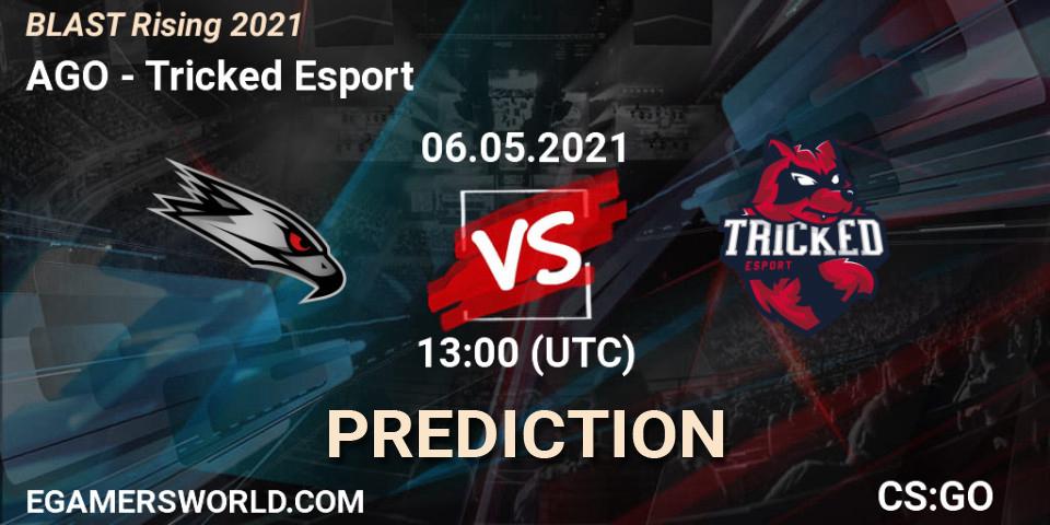 Prognose für das Spiel AGO VS Tricked Esport. 06.05.2021 at 13:00. Counter-Strike (CS2) - BLAST Rising 2021