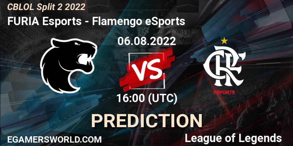 Prognose für das Spiel FURIA Esports VS Flamengo eSports. 06.08.22. LoL - CBLOL Split 2 2022