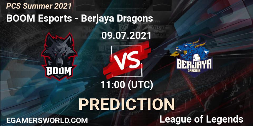 Prognose für das Spiel BOOM Esports VS Berjaya Dragons. 09.07.2021 at 11:00. LoL - PCS Summer 2021