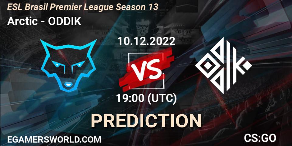 Prognose für das Spiel Arctic VS ODDIK. 10.12.22. CS2 (CS:GO) - ESL Brasil Premier League Season 13