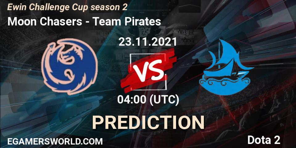 Prognose für das Spiel Moon Chasers VS Team Pirates. 23.11.21. Dota 2 - Ewin Challenge Cup season 2