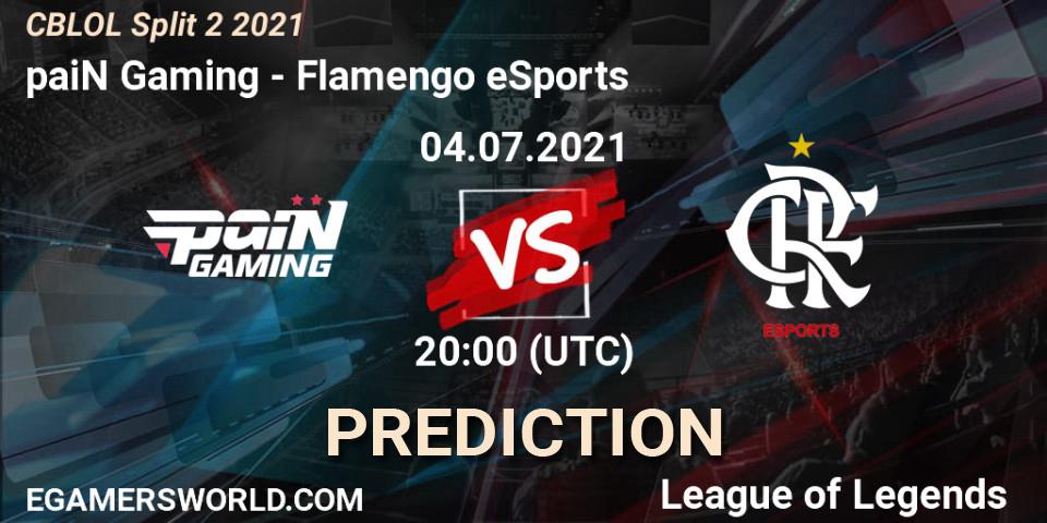 Prognose für das Spiel paiN Gaming VS Flamengo eSports. 04.07.2021 at 20:00. LoL - CBLOL Split 2 2021