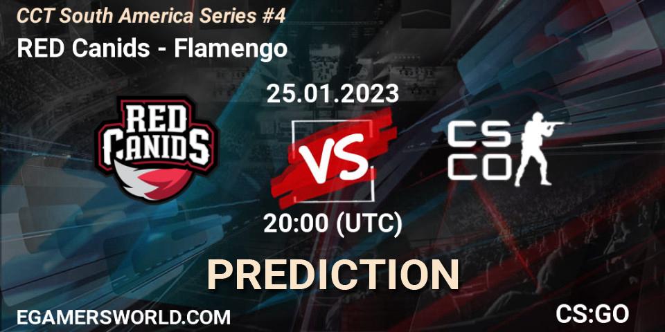 Prognose für das Spiel RED Canids VS Flamengo. 25.01.23. CS2 (CS:GO) - CCT South America Series #4