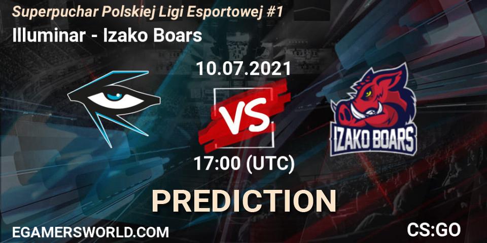 Prognose für das Spiel Illuminar VS Izako Boars. 10.07.21. CS2 (CS:GO) - Superpuchar Polskiej Ligi Esportowej #1