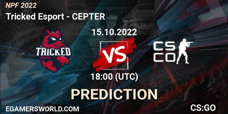 Prognose für das Spiel Tricked Esport VS Alpha Gaming. 15.10.2022 at 18:10. Counter-Strike (CS2) - NPF 2022