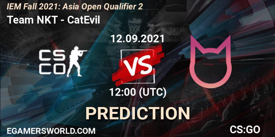 Prognose für das Spiel Team NKT VS CatEvil. 12.09.2021 at 12:00. Counter-Strike (CS2) - IEM Fall 2021: Asia Open Qualifier 2