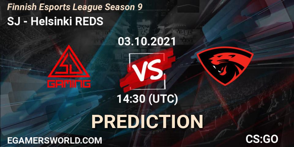 Prognose für das Spiel SJ VS Helsinki REDS. 03.10.21. CS2 (CS:GO) - Finnish Esports League Season 9