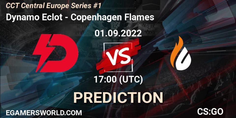 Prognose für das Spiel Dynamo Eclot VS Copenhagen Flames. 01.09.22. CS2 (CS:GO) - CCT Central Europe Series #1