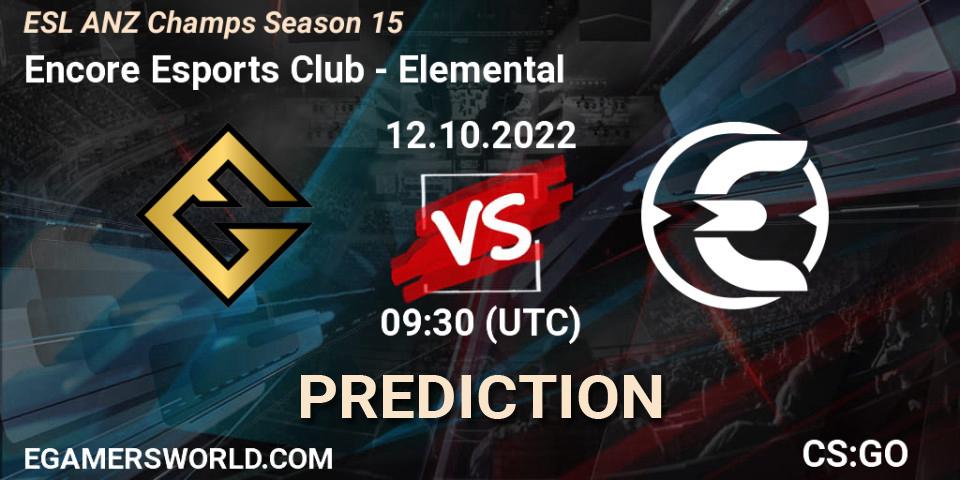 Prognose für das Spiel Encore Esports Club VS RKON. 17.10.2022 at 07:30. Counter-Strike (CS2) - ESL ANZ Champs Season 15