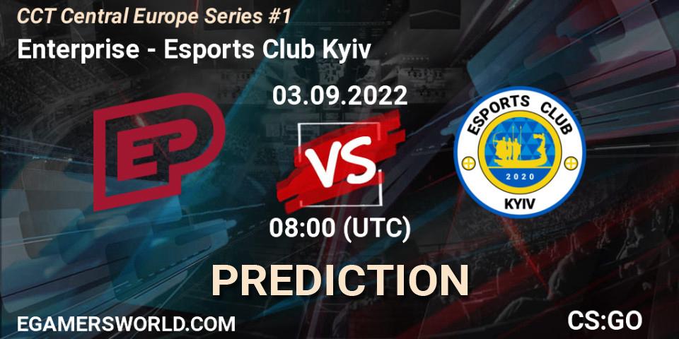 Prognose für das Spiel Enterprise VS Esports Club Kyiv. 03.09.2022 at 08:00. Counter-Strike (CS2) - CCT Central Europe Series #1