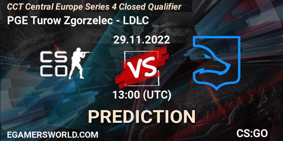 Prognose für das Spiel PGE Turow Zgorzelec VS LDLC. 29.11.22. CS2 (CS:GO) - CCT Central Europe Series 4 Closed Qualifier