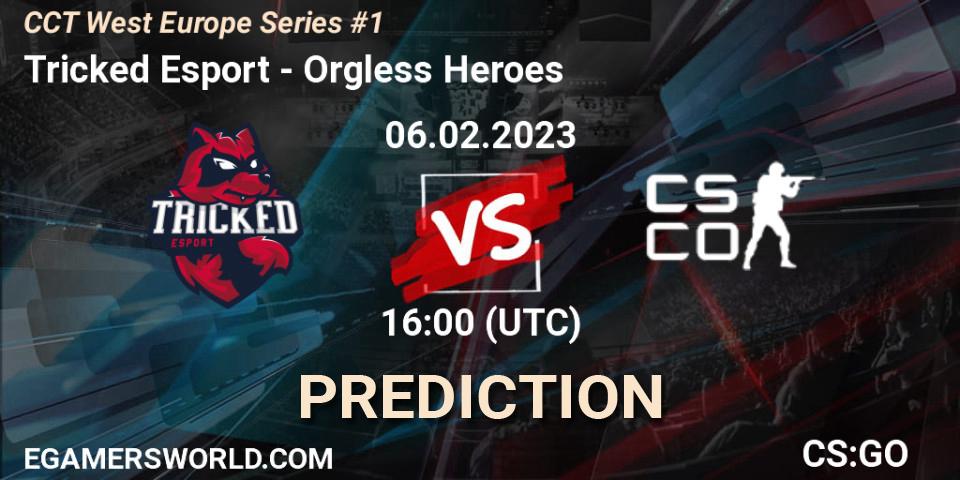 Prognose für das Spiel Tricked Esport VS Into The Breach. 06.02.23. CS2 (CS:GO) - CCT West Europe Series #1
