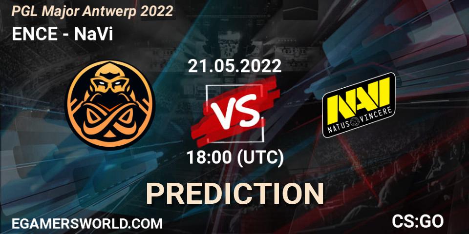 Prognose für das Spiel ENCE VS NaVi. 21.05.22. CS2 (CS:GO) - PGL Major Antwerp 2022