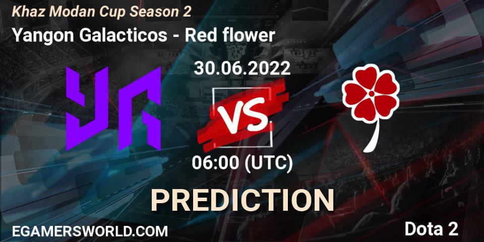 Prognose für das Spiel Yangon Galacticos VS Red flower. 30.06.2022 at 06:13. Dota 2 - Khaz Modan Cup Season 2