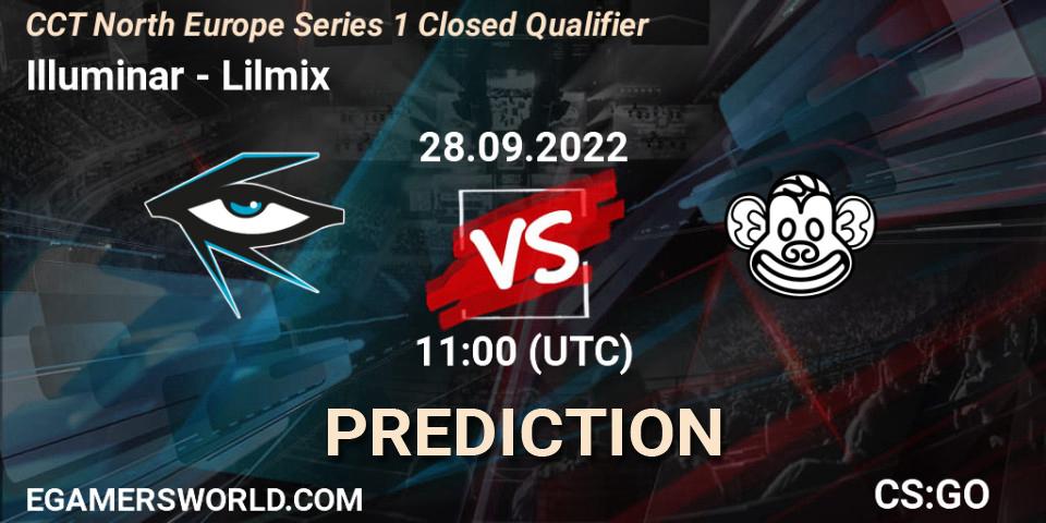 Prognose für das Spiel Illuminar VS Lilmix. 28.09.2022 at 11:00. Counter-Strike (CS2) - CCT North Europe Series 1 Closed Qualifier