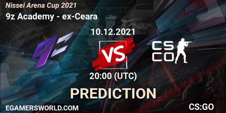 Prognose für das Spiel 9z Academy VS ex-Ceara. 10.12.21. CS2 (CS:GO) - Nissei Arena Cup 2021