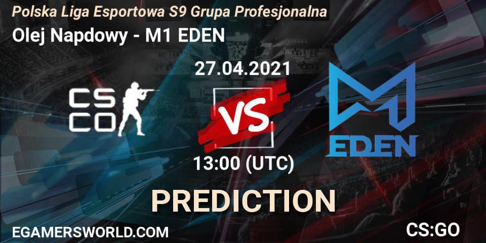 Prognose für das Spiel Olej Napędowy VS M1 EDEN. 27.04.2021 at 13:00. Counter-Strike (CS2) - Polska Liga Esportowa S9 Grupa Profesjonalna