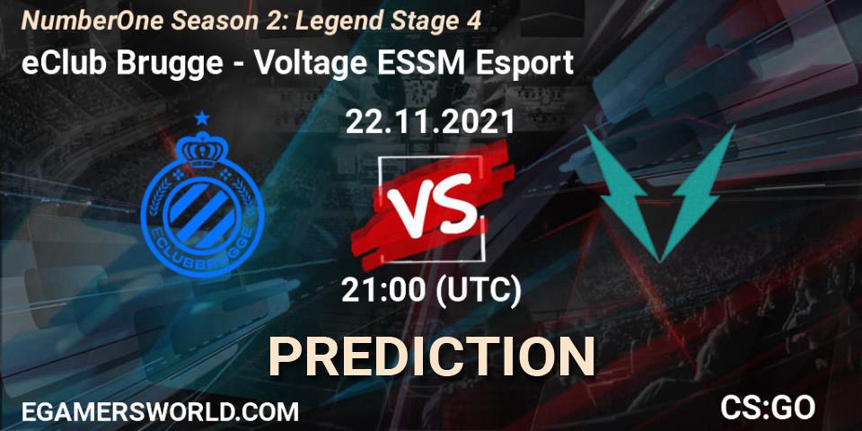 Prognose für das Spiel eClub Brugge VS Voltage ESSM Esport. 22.11.2021 at 21:00. Counter-Strike (CS2) - NumberOne Season 2: Legend Stage 4