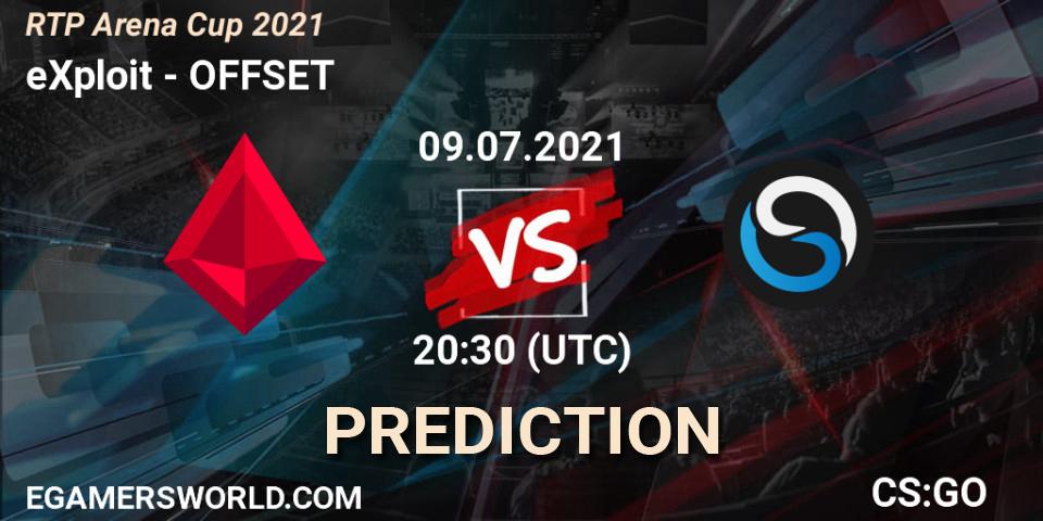 Prognose für das Spiel eXploit VS OFFSET. 09.07.21. CS2 (CS:GO) - RTP Arena Cup 2021