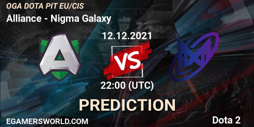 Prognose für das Spiel Alliance VS Nigma Galaxy. 13.12.2021 at 16:53. Dota 2 - OGA Dota PIT Season 5: Europe/CIS