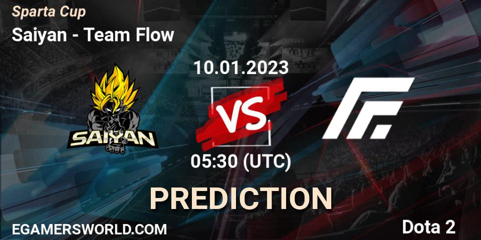 Prognose für das Spiel Saiyan VS Team Flow. 10.01.2023 at 05:37. Dota 2 - Sparta Cup
