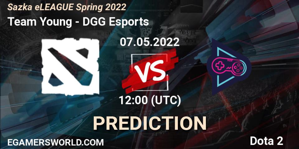 Prognose für das Spiel Team Young VS DGG Esports. 07.05.22. Dota 2 - Sazka eLEAGUE Spring 2022
