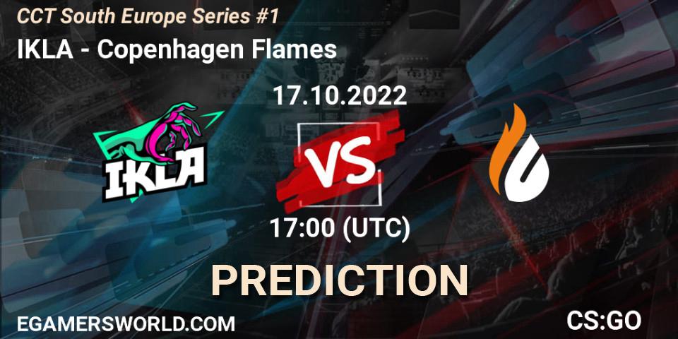 Prognose für das Spiel IKLA VS Copenhagen Flames. 17.10.2022 at 17:00. Counter-Strike (CS2) - CCT South Europe Series #1