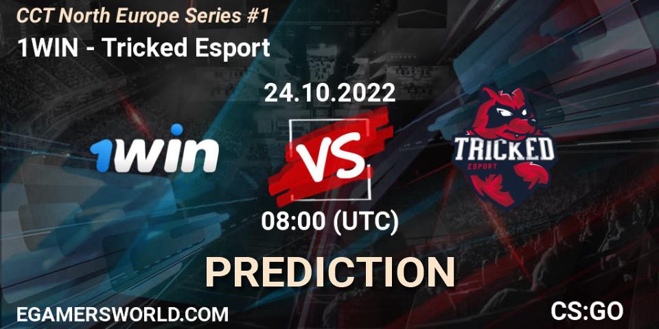 Prognose für das Spiel 1WIN VS Tricked Esport. 24.10.2022 at 08:00. Counter-Strike (CS2) - CCT North Europe Series #1