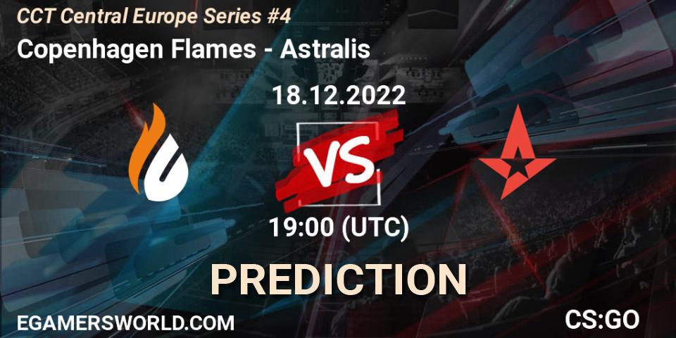 Prognose für das Spiel Copenhagen Flames VS Astralis. 18.12.2022 at 19:00. Counter-Strike (CS2) - CCT Central Europe Series #4