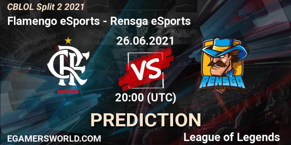 Prognose für das Spiel Flamengo eSports VS Rensga eSports. 26.06.2021 at 20:00. LoL - CBLOL Split 2 2021