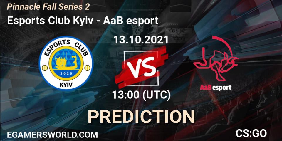 Prognose für das Spiel Esports Club Kyiv VS AaB esport. 13.10.21. CS2 (CS:GO) - Pinnacle Fall Series #2