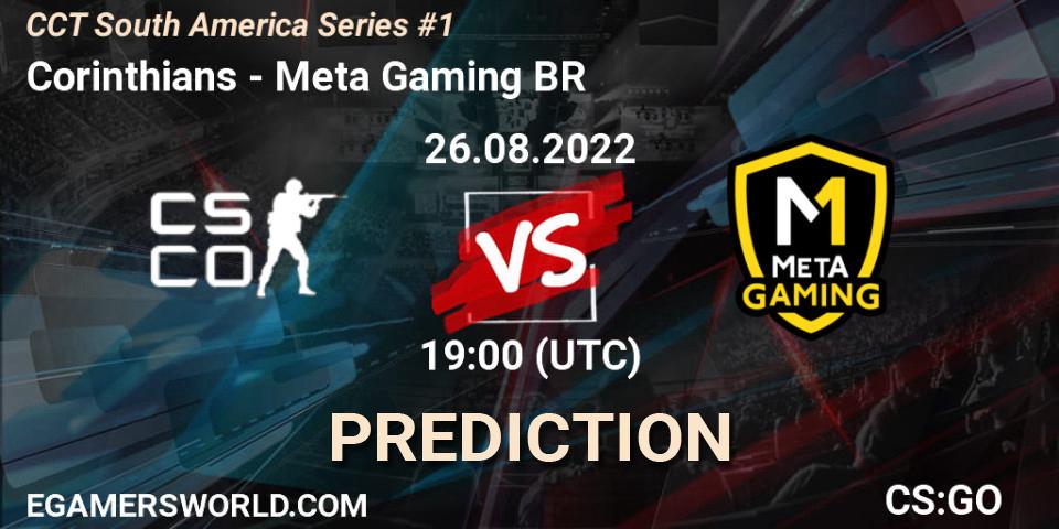 Prognose für das Spiel Corinthians VS Meta Gaming BR. 26.08.2022 at 19:00. Counter-Strike (CS2) - CCT South America Series #1