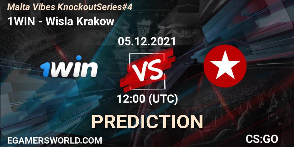 Prognose für das Spiel 1WIN VS Wisla Krakow. 05.12.2021 at 12:00. Counter-Strike (CS2) - Malta Vibes Knockout Series #4
