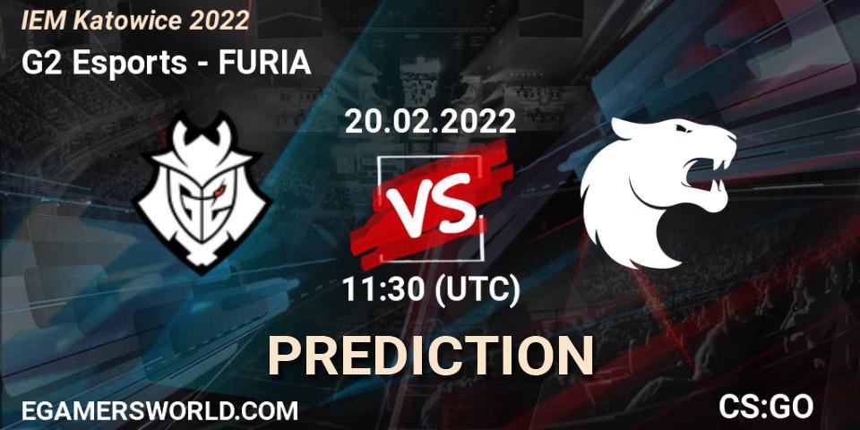 Prognose für das Spiel G2 Esports VS FURIA. 20.02.22. CS2 (CS:GO) - IEM Katowice 2022