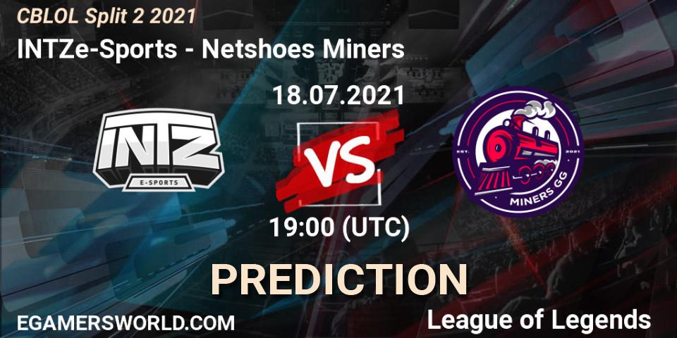Prognose für das Spiel INTZ e-Sports VS Netshoes Miners. 18.07.2021 at 19:00. LoL - CBLOL Split 2 2021