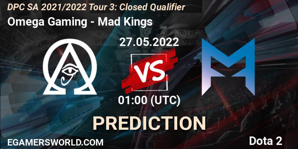 Prognose für das Spiel Omega Gaming VS Mad Kings. 27.05.2022 at 01:11. Dota 2 - DPC SA 2021/2022 Tour 3: Closed Qualifier