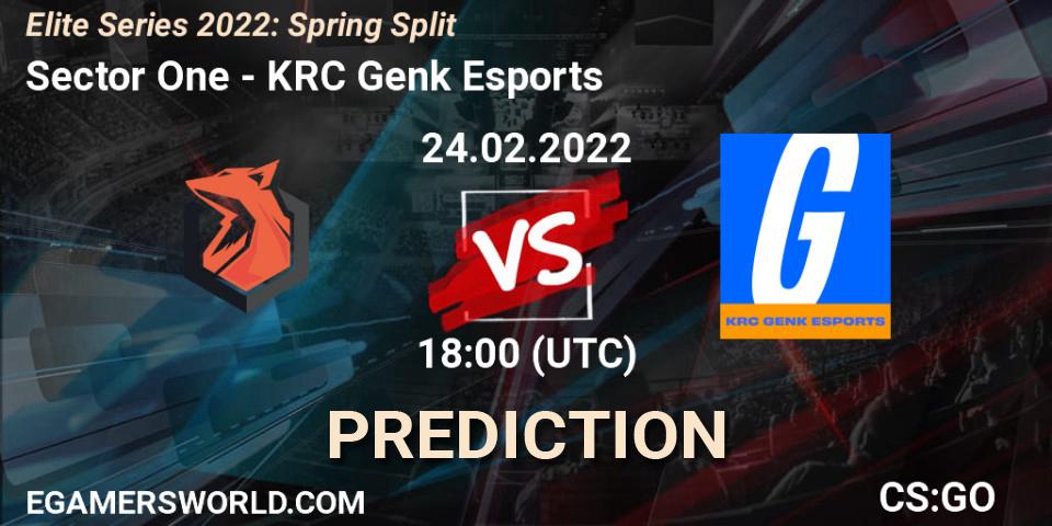Prognose für das Spiel Sector One VS KRC Genk Esports. 24.02.2022 at 18:00. Counter-Strike (CS2) - Elite Series 2022: Spring Split